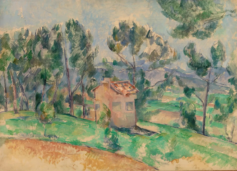 Jaktbu i Provence - Paul Cézanne