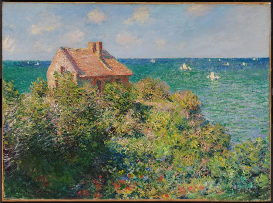 Fiskerhytta i Varengeville W805 - Claude Monet