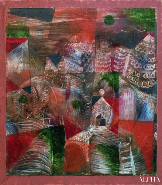 Cabane sur la montagne, 1922 - Paul Klee - Reproductions de tableaux et peintures haut de gamme