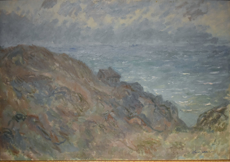 Hytte på klippene nær Varengeville - Claude Monet