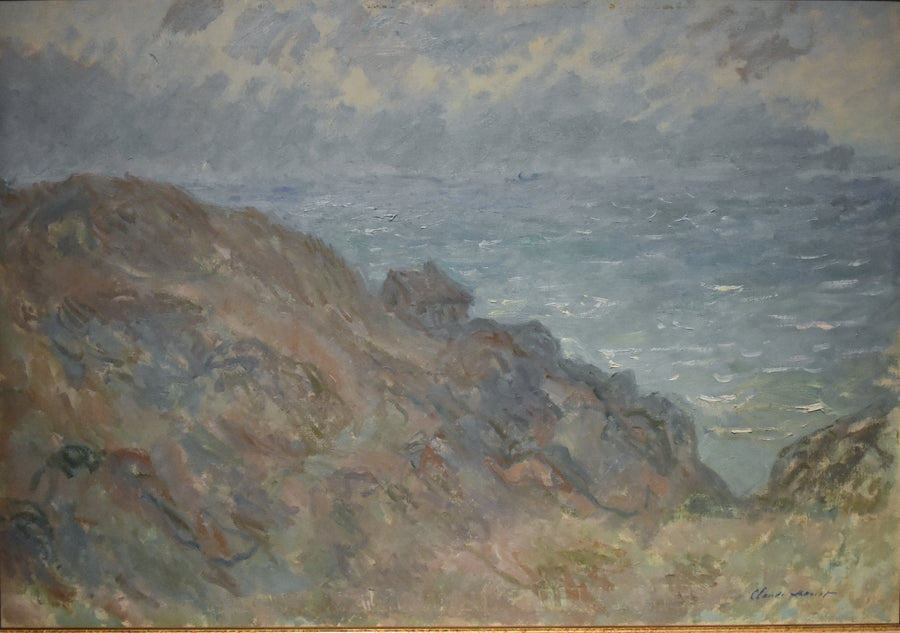 Hytte på klippene nær Varengeville - Claude Monet