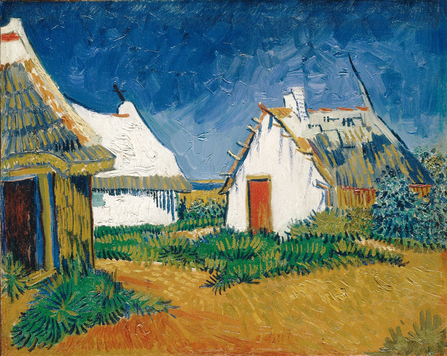 Hvite hytter i Saintes-Maries - Vincent van Gogh