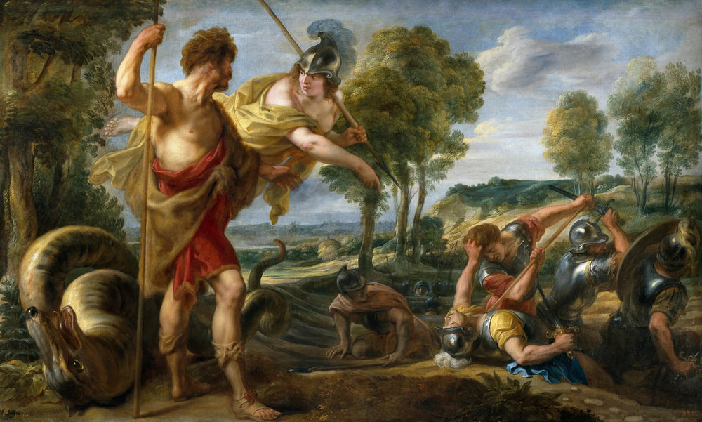 Cadmus et Minerve - Peter Paul Rubens image 1 reproduction artisanale de tableau
