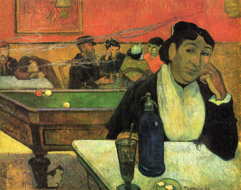 Kafé i Arles - Paul Gauguin