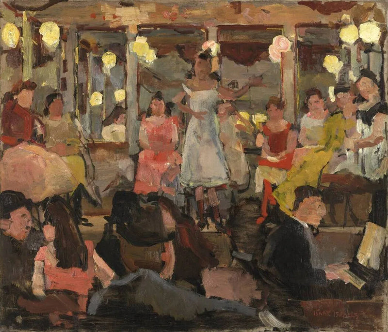 Café-chantant ved Nes i Amsterdam - Isaac Israëls