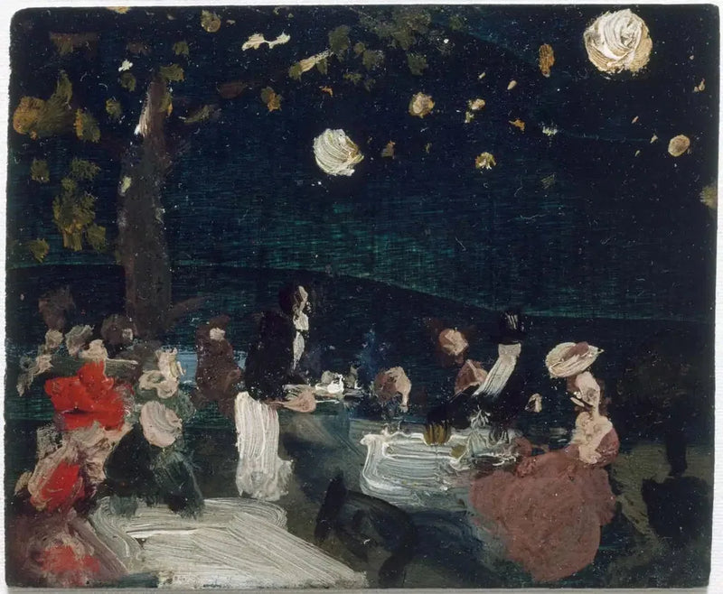 Nattkafé med japanske lanterner - Robert Henri

Source:
Café de nuit avec lanternes japonaises - Robert Henri