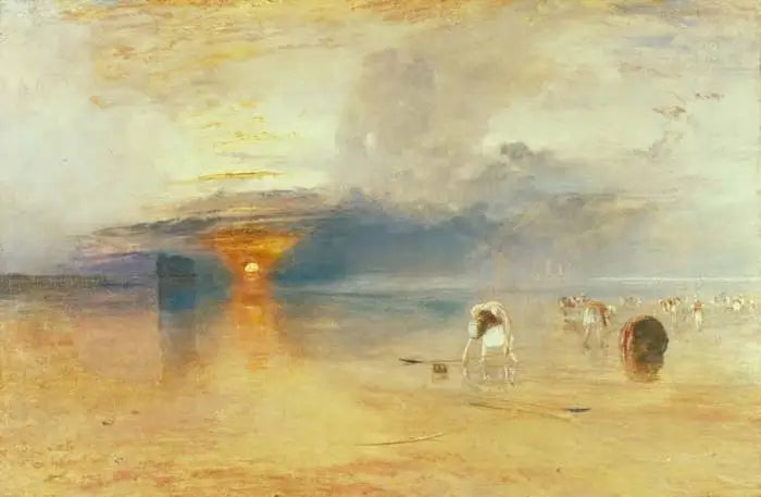 Calais Sands ved lavvann - Poissards som samler agn - J. M. W. Turner