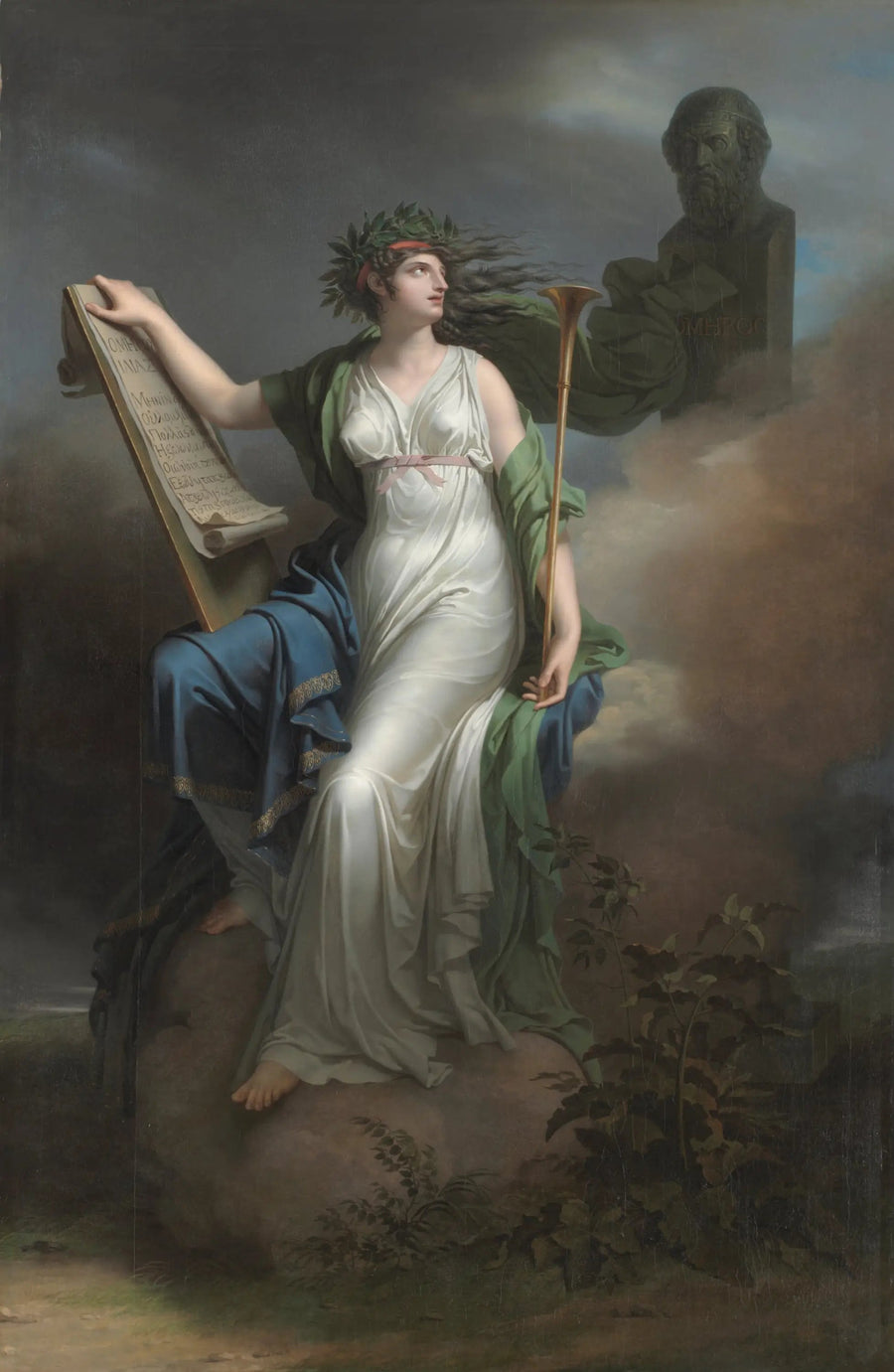 Calliope, muse som styrer det episke diktet - Charles Meynier

Source:
Calliope, muse qui préside au poème épique - Charles Meynier