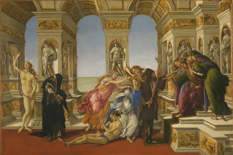 Apelles' Calumny - Sandro Botticelli