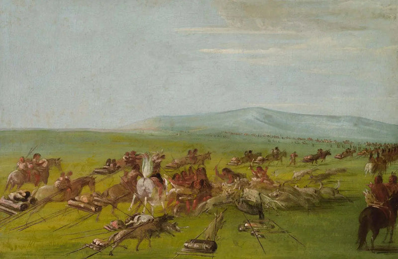 Campement Comanche i bevegelse, hundekamp på vei - George Catlin

Source:
Campement Comanche en mouvement, combat de chiens en route - George Catlin