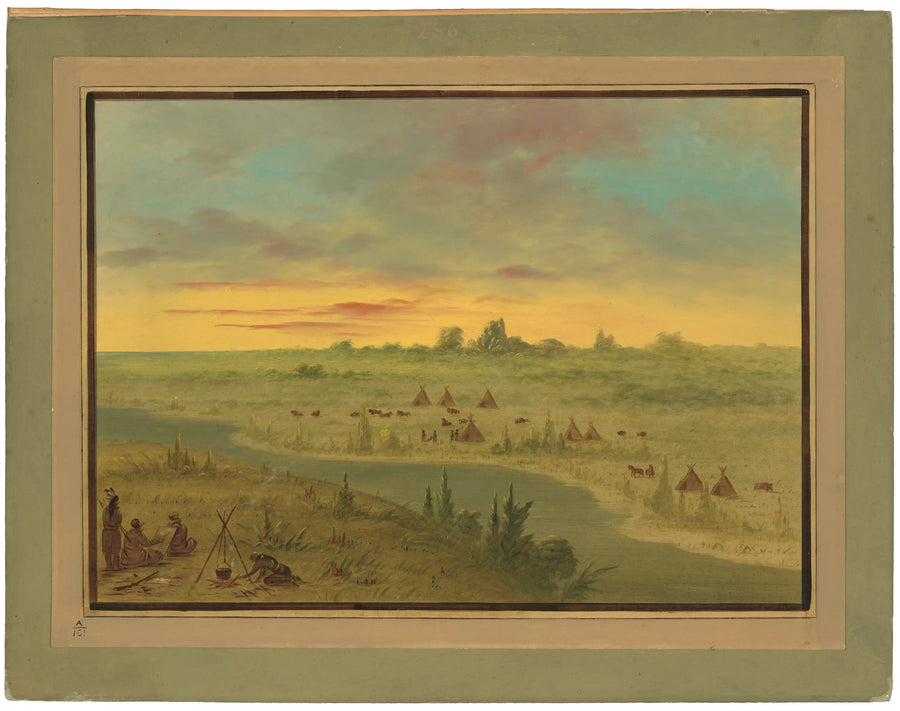 Campement des Indiens Pawnee au coucher du soleil - George Catlin

Source:
Campement des Indiens Pawnee au coucher du soleil - George Catlin