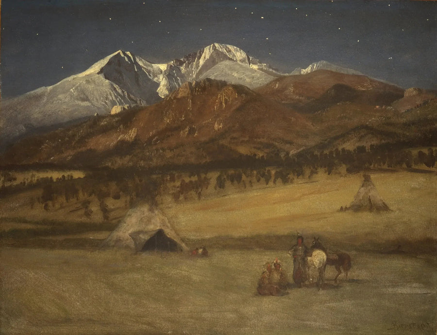 Indisk leirplass - Kveld - Albert Bierstadt

Source:
Campement indien - Soirée - Albert Bierstadt
