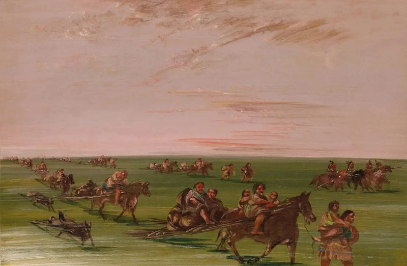 Mobil leirplass for Sioux-banden - George Catlin

Source:
Campement mobile de la bande des Sioux - George Catlin
