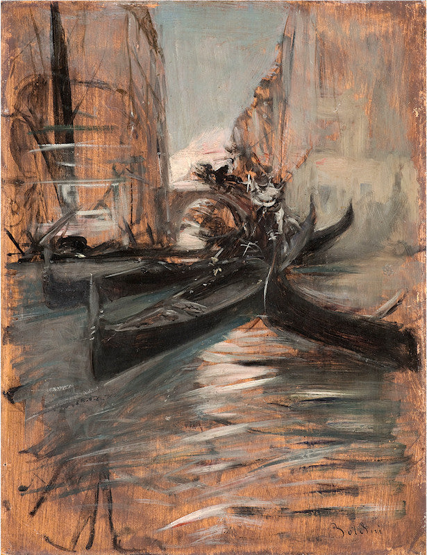 Canal Grande i Venezia - Giovanni Boldini