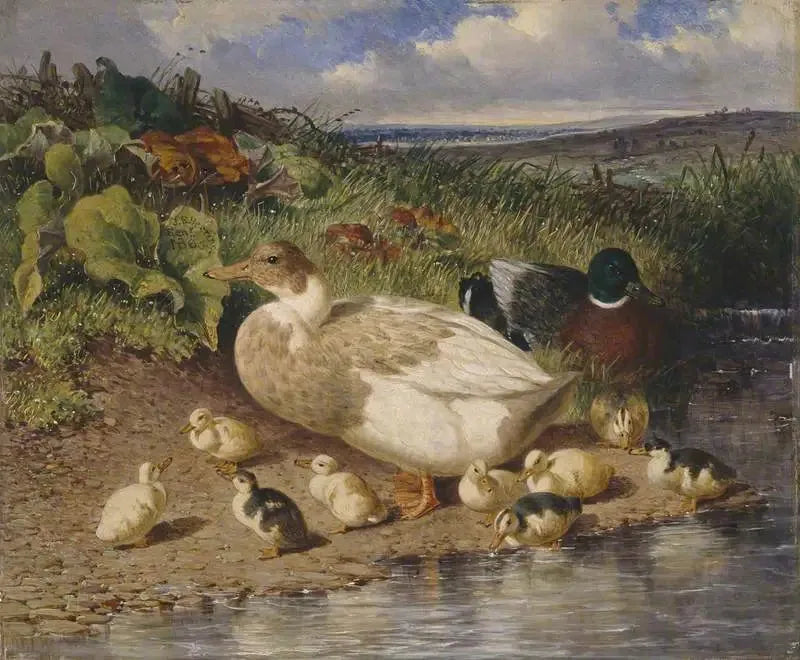 Andefugler ved bredden av en bekk - John Frederick Herring, Sr.

Source:
Canards au bord d'un ruisseau - John Frederick Herring, Sr.