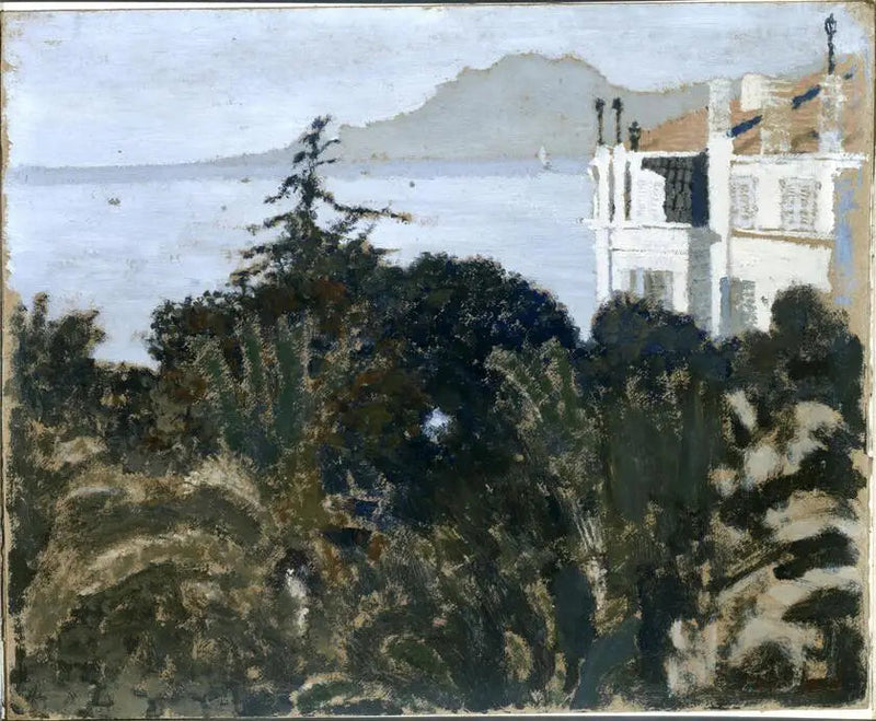Cannes, hage ved Middelhavet - Édouard Vuillard