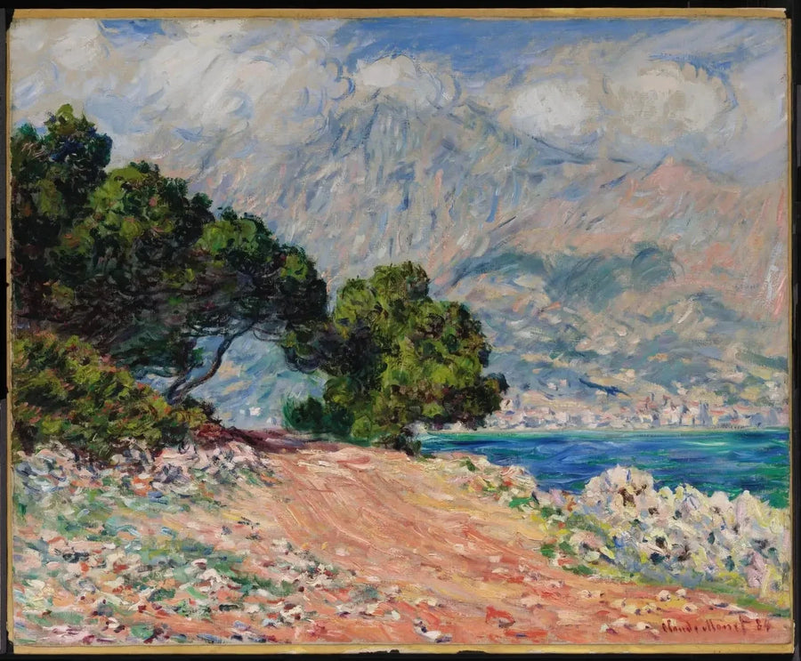 Cap Martin, nær Menton W897 - Claude Monet