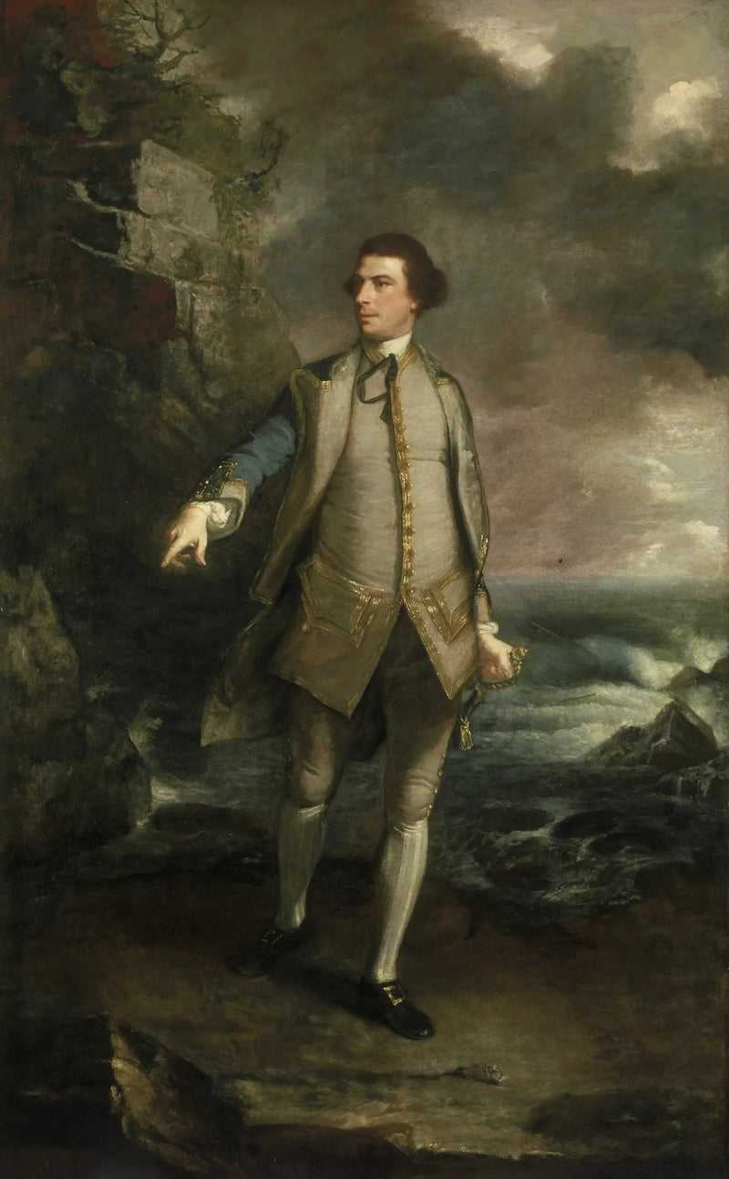 Kaptein den ærede Augustus Keppel, 1725-1786 - Joshua Reynolds