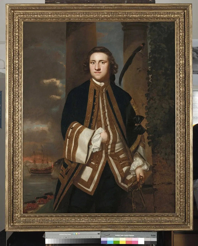 Kaptein den ærede George Edgcumbe, 1720-1795 - Joshua Reynolds