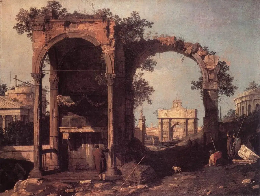 Capriccio med ruiner og klassiske bygninger - Canaletto

Source:
Capriccio avec ruines et édifices classiques - Canaletto
