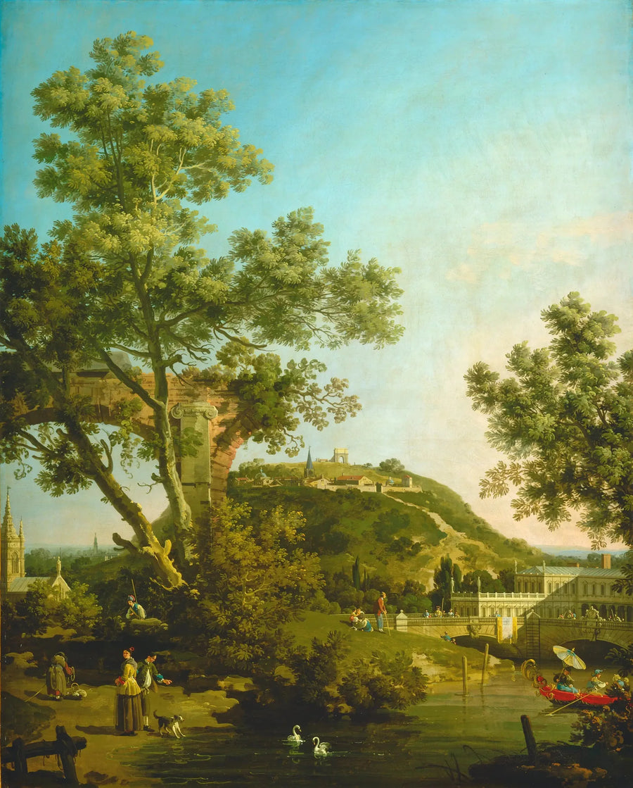 Capriccio: engelsk landskap med et palass - Canaletto

Source:
Capriccio : paysage anglais avec un palais - Canaletto