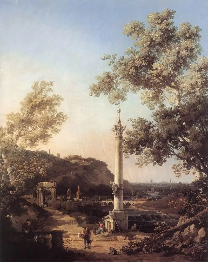 Capriccio: elvelandskap med en søyle - Canaletto

Source:
Capriccio : paysage de rivière avec une colonne - Canaletto