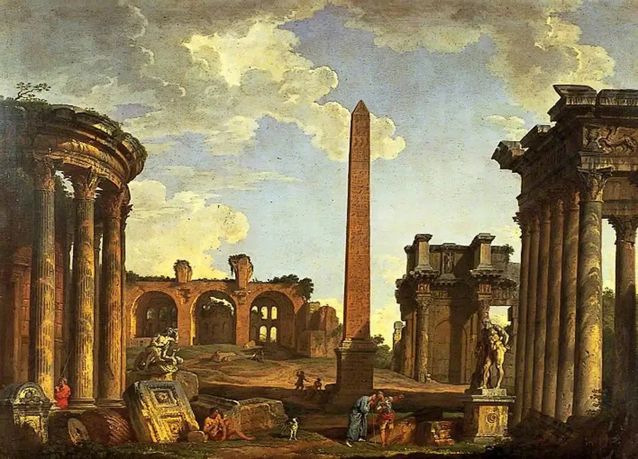 Romersk capriccio - Giovanni Paolo Panini

Source:
Capriccio romain - Giovanni Paolo Panini