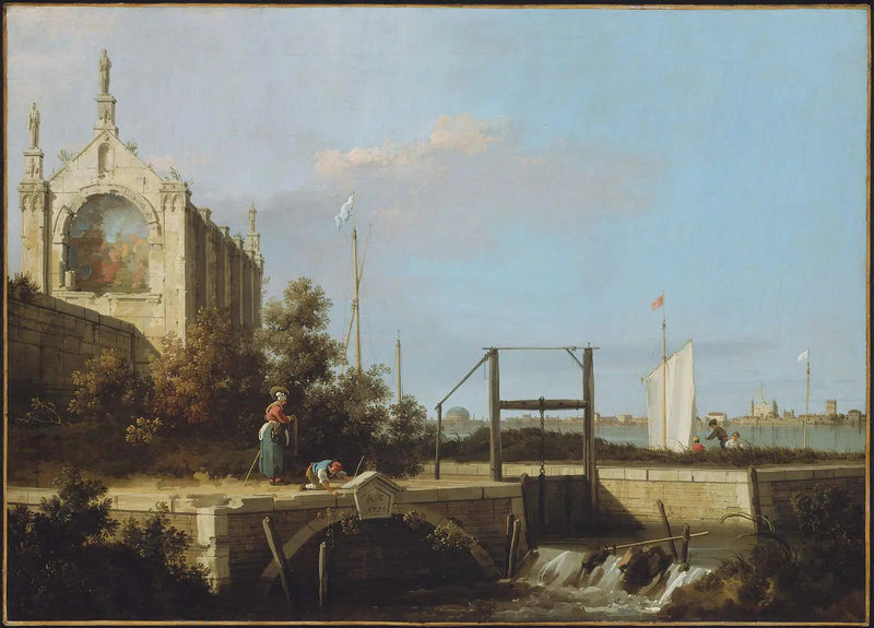 Capriccio : En sluse på en elv med en kapell - Canaletto

Source:
Capriccio : Une écluse sur une rivière avec une chapelle - Canaletto