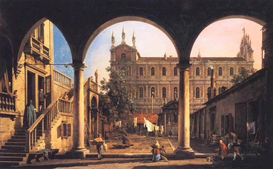 Caprice della Scuola di San Marco dalla loggia del palazzo Grifalconi-Loredan - Canaletto

Source:
Caprice de la Scuola di San Marco depuis la loggia du palais Grifalconi-Loredan - Canaletto