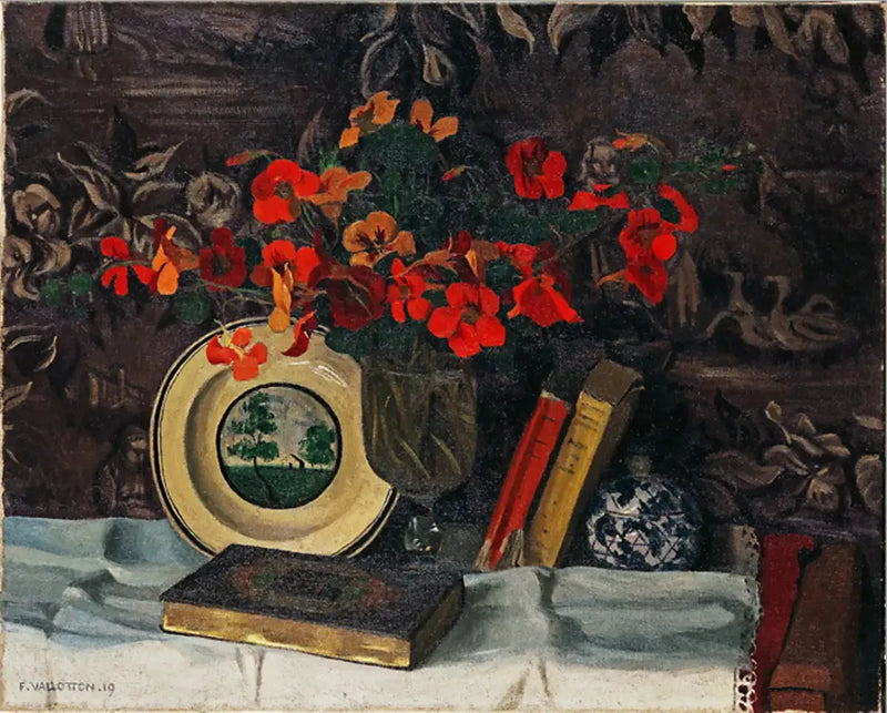 Capucines, fiolett fond - Félix Vallotton

Source:
Capucines, fond violet - Félix Vallotton