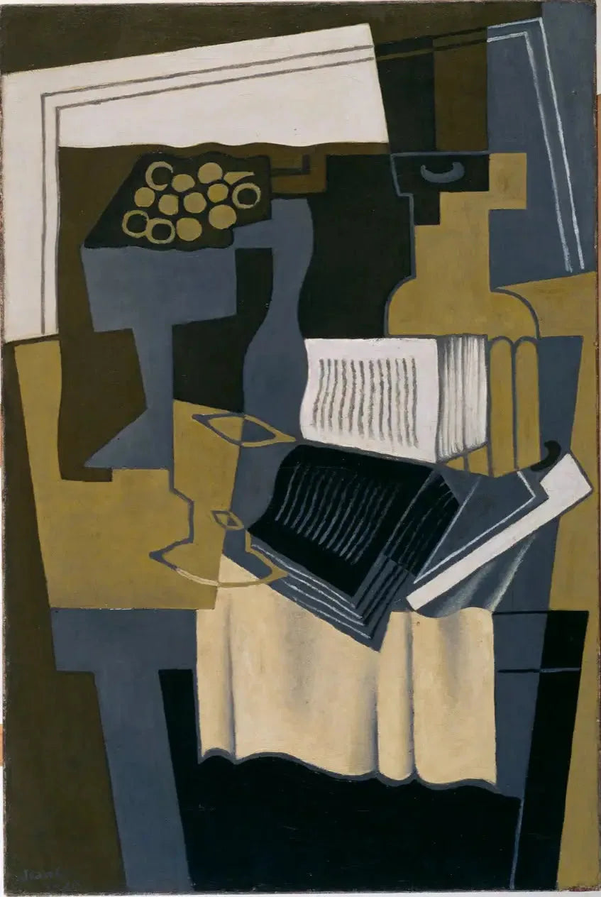 Karaf og bok - Juan Gris
