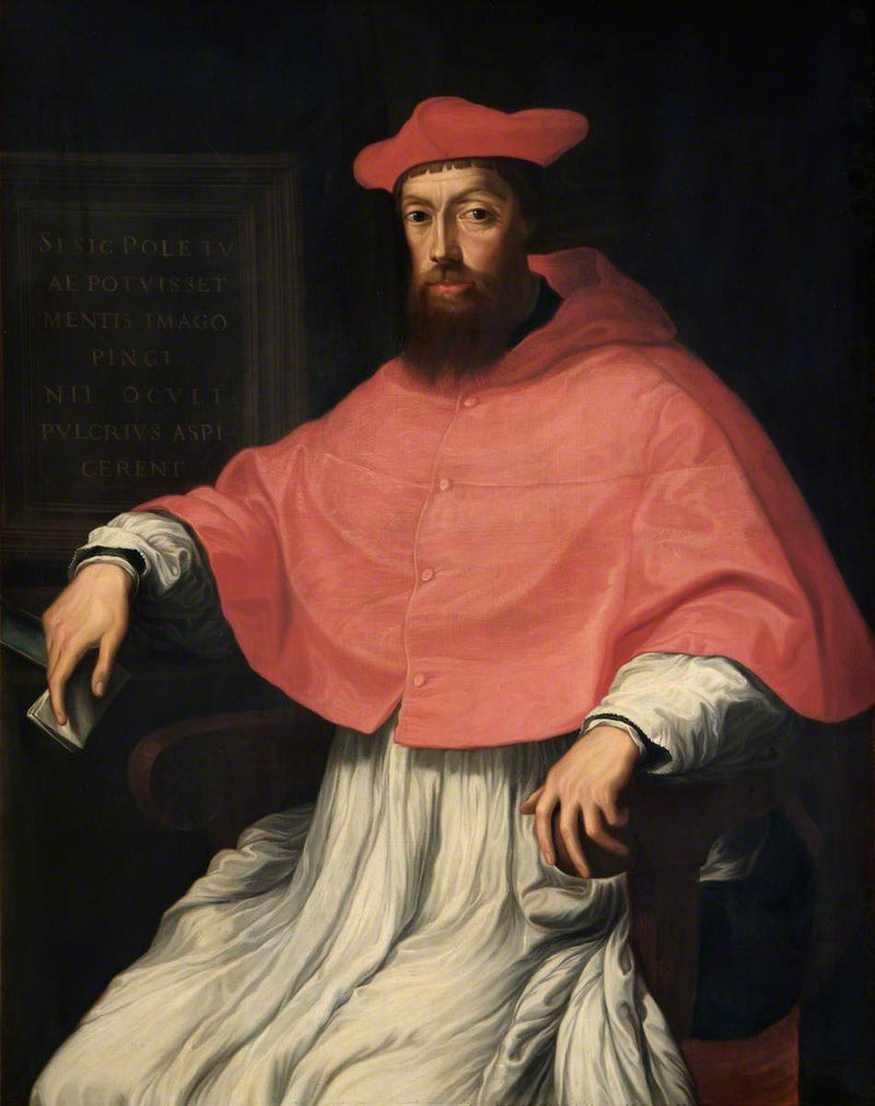 Cardinal Reginald Pole (1500–1558), erkebiskop av Canterbury - Sebastiano del Piombo