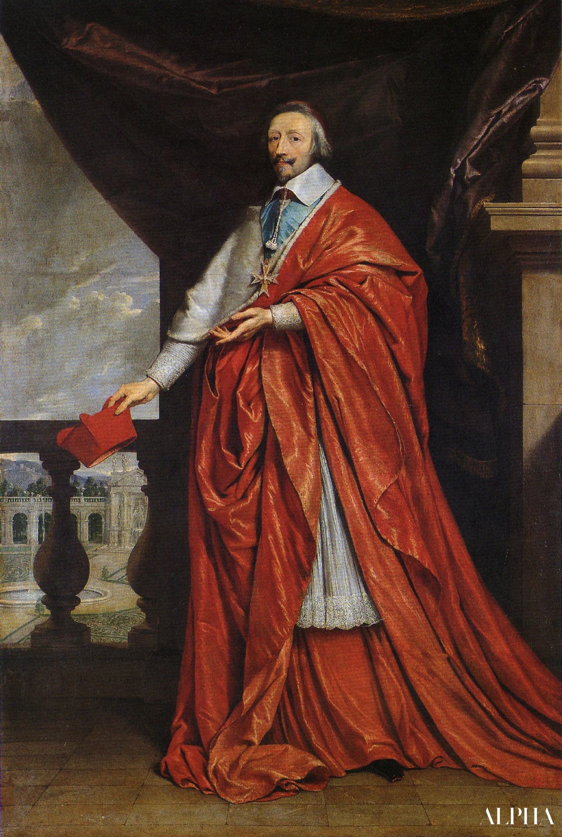 Cardinal-Richelieu - Philippe de Champaigne - Høykvalitets reproduksjoner av malerier og bilder