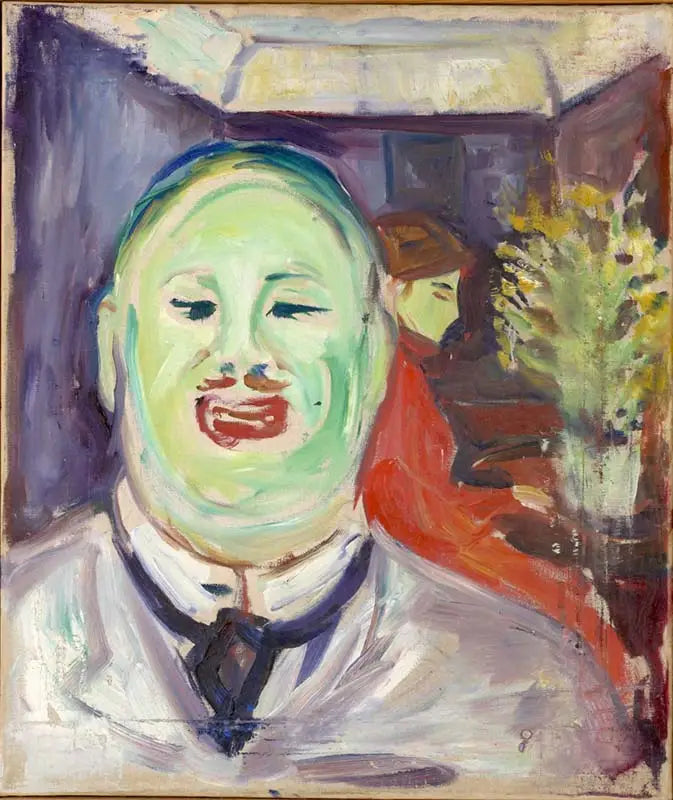 Karikatur av Henrik Lund - Edvard Munch