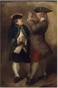 Karikatur av Sir William Lowther og Joseph Leeson, framtidig 1. greve av Milltown - Joshua Reynolds
