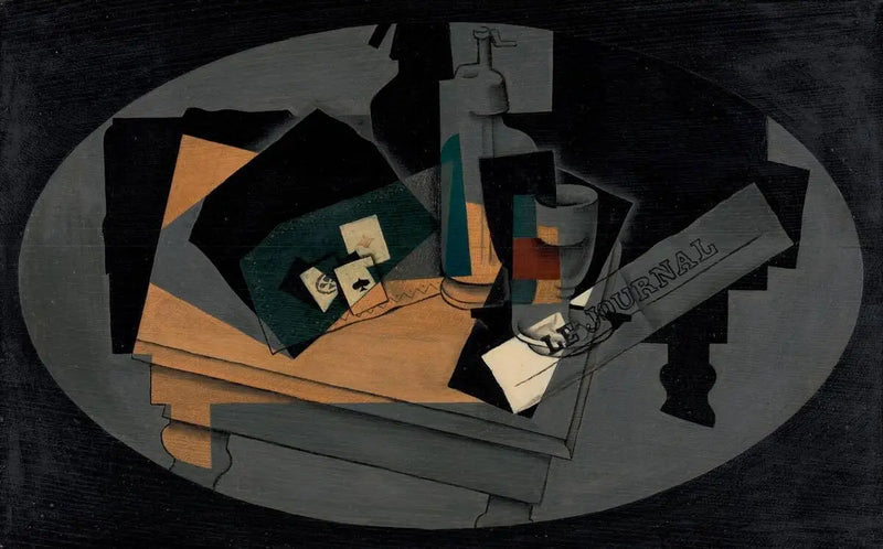 Spillkort og siphon - Juan Gris
