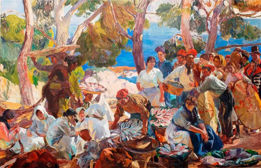 Katalonia. Fisken - Joaquín Sorolla