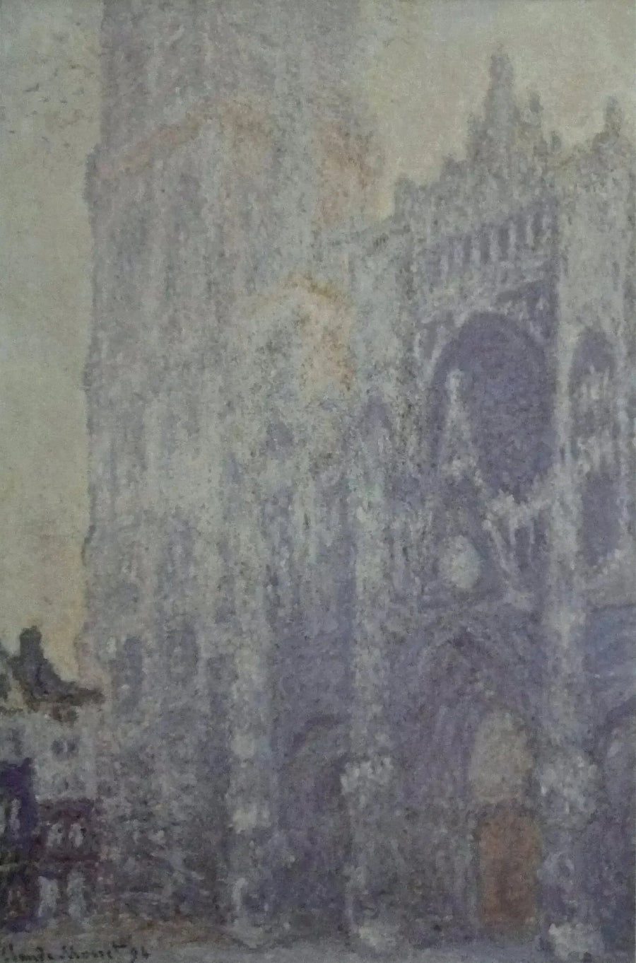 Rouen katedral, hvit harmoni W1346 - Claude Monet