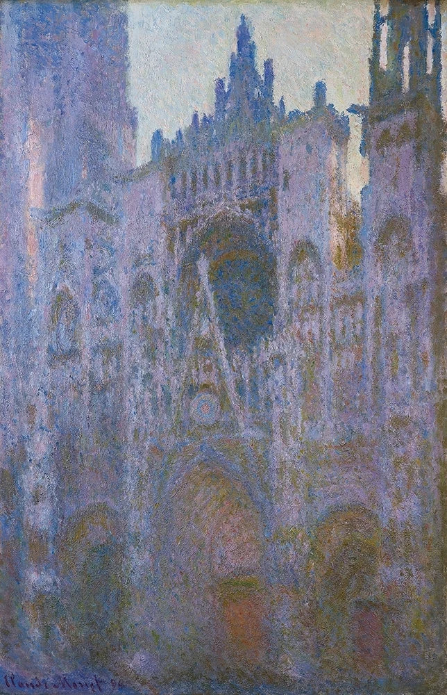 Rouen-katedralen, portalen, morgenlys - Claude Monet