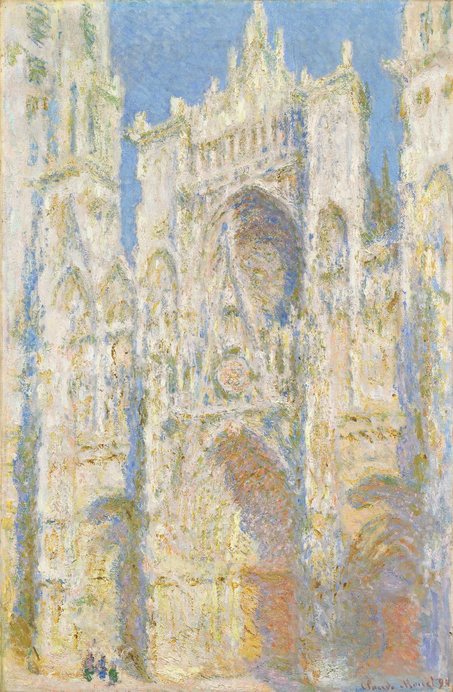 La Cathédrale de Rouen, le Portail, Soleil - Claude Monet
