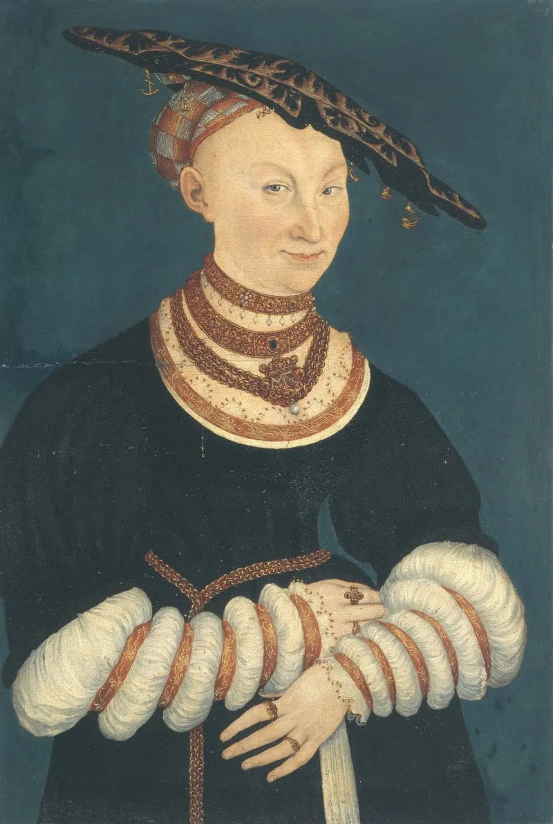 Catherine av Mecklenburg, hertuginne av Sachsen (1487-1561) - Lucas Cranach den eldre