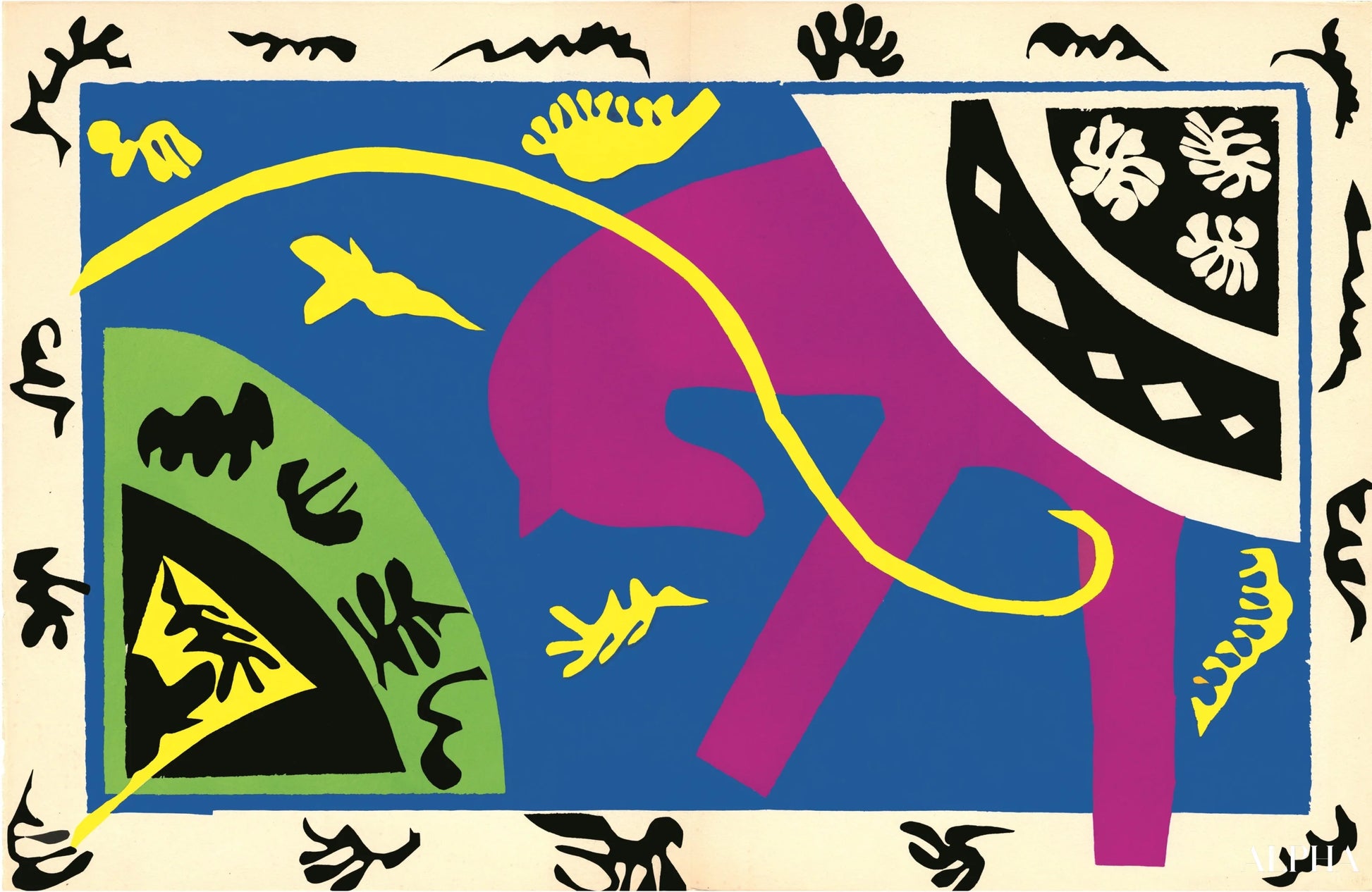Rytter og klovn - Matisse - Høykvalitets reproduksjoner av malerier og bilder