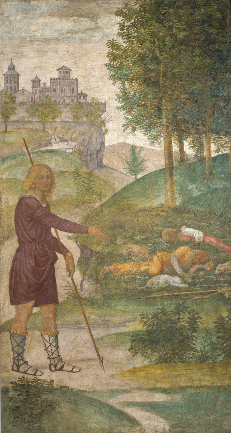 Céphale og nymfene - Bernardino Luini