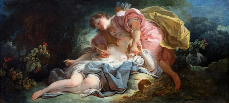 Céphale og Procris - Jean-Honoré Fragonard