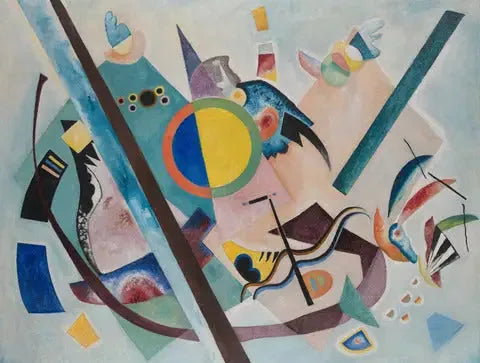 Flerfarget sirkel - Vassily Kandinsky