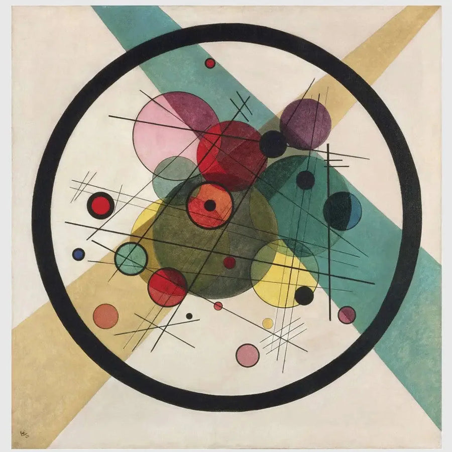 Sirkler i en sirkel - Vassily Kandinsky