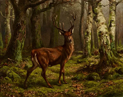 Cerf dans les bois - Rosa Bonheur - Alpha Reproduction