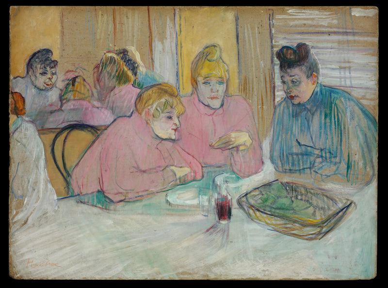Disse damene i refektoriet - Henri de Toulouse-Lautrec