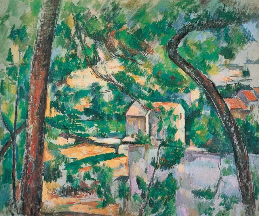Det vridde treet - Paul Cézanne