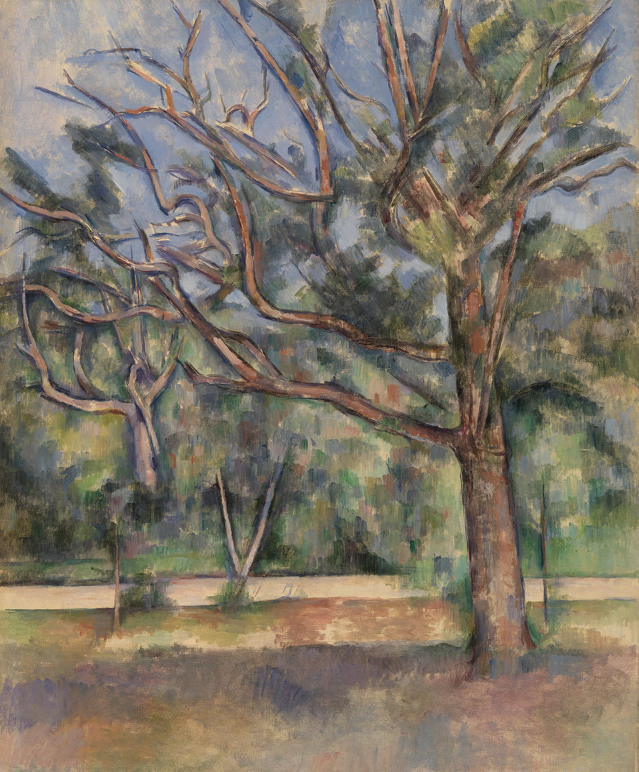 Trær og vei - Paul Cézanne